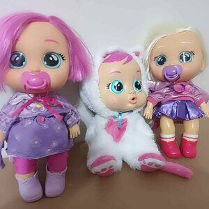 Cry Babies Dressy Coney Doll, Daisy Doll, and Cry Babies Kiss Me Stella Dolls